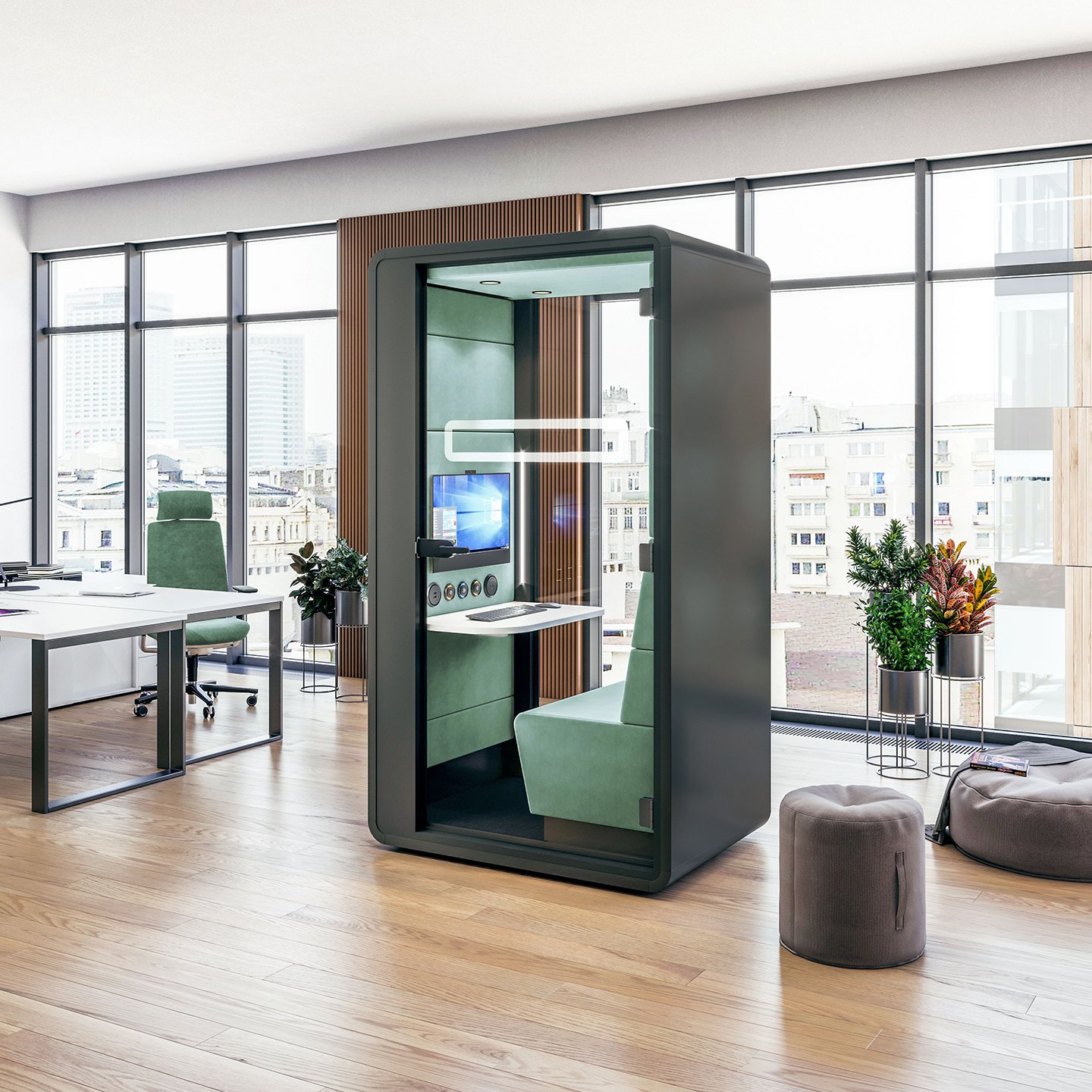 Tackling Noise in Open-Plan Offices: The Smart Solution with Phone Booths